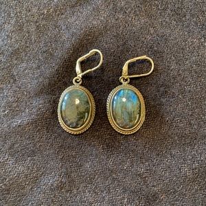 Sterling silver Labradorite earrings